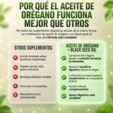 ⭐ Aceite de Orégano Premium 6,000 mg + Semilla Negra