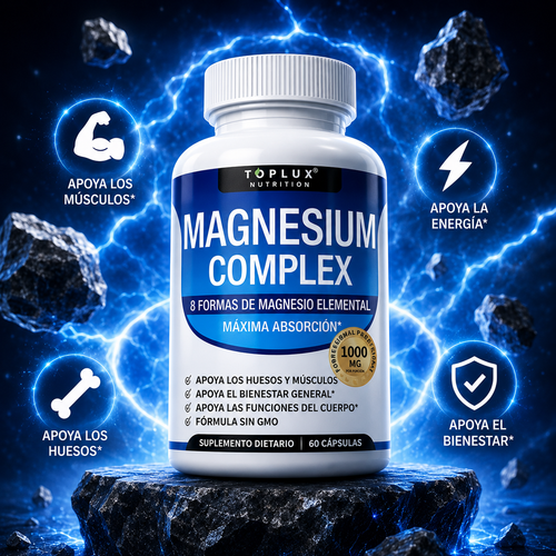 Magnesium Complex – Equilibrio y Bienestar Para Tu Día a Día